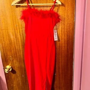 Derek Heart Vibrant Red Dress